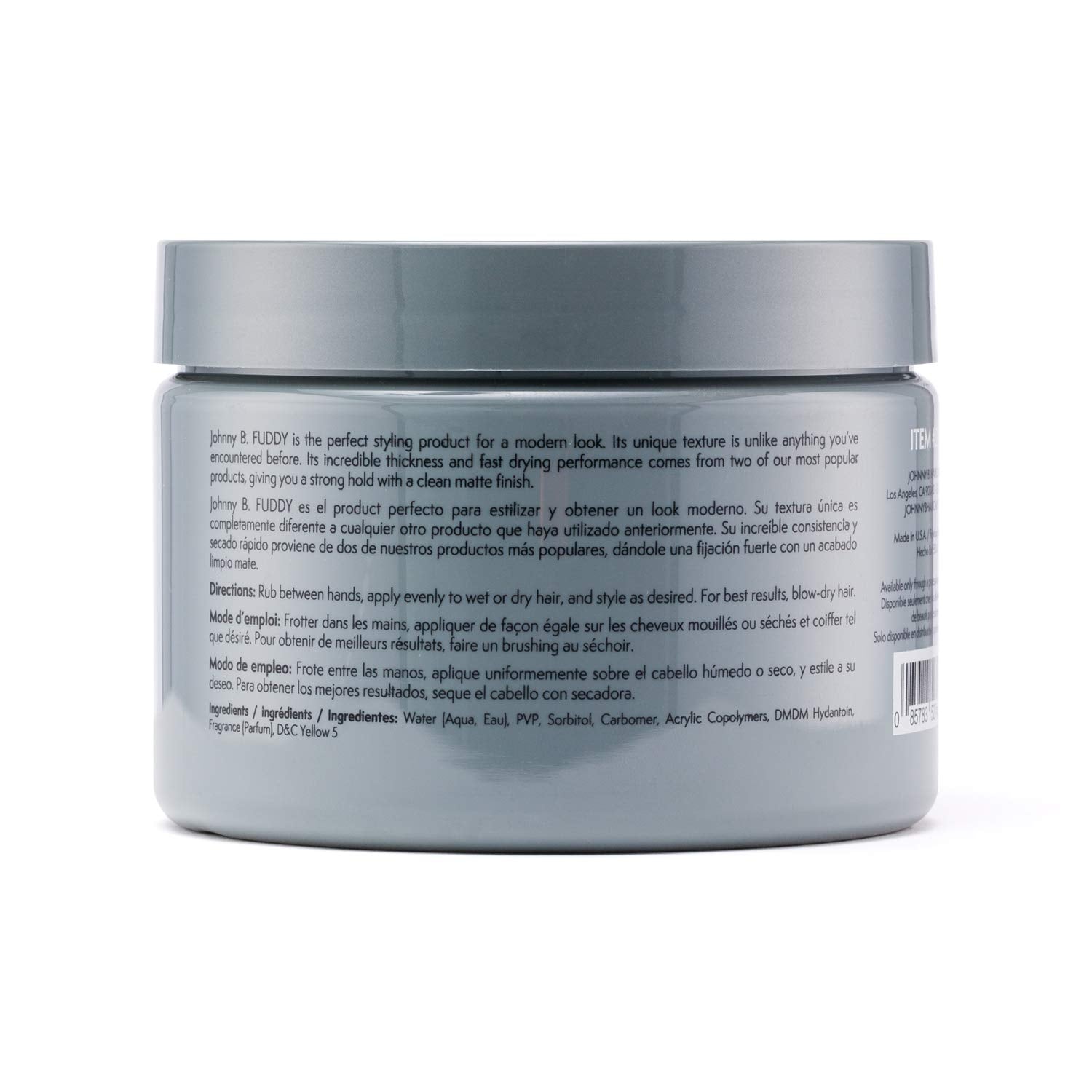 Johnny B Fuddy Matte Styling Gel