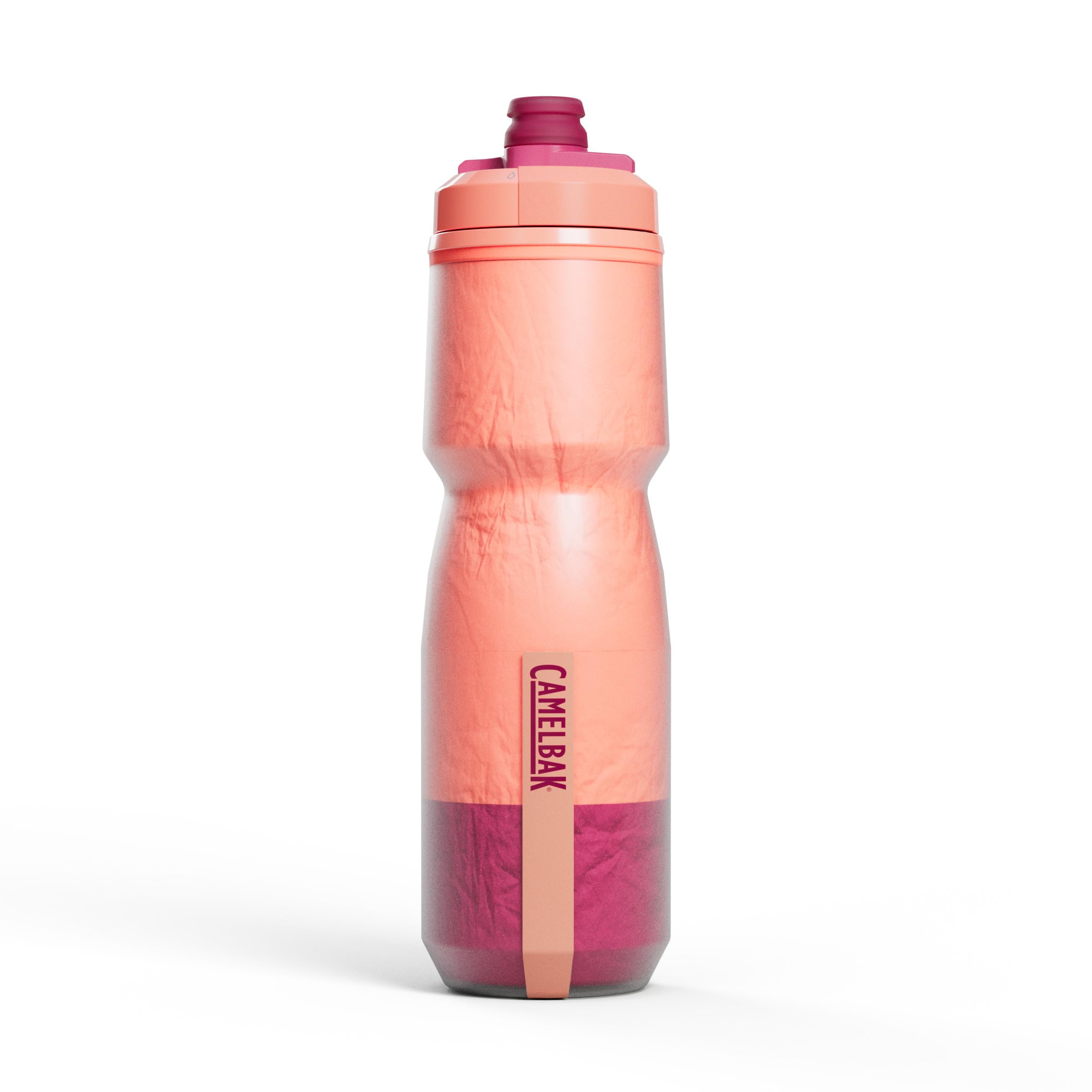 CamelBak Podium Chill Insulated Bike Squeeze Water Bottle, Cold Retention for Cycling, 24oz, Reflective Ghost