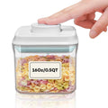 Bop Top Airtight Food Storage Containers with Lid 13.5 Cups / 108 oz | Kitchen Canister Sets | Air Tight Pantry Container | Pop Top Dry Food Storage Containers for Snacks, Sugar, Flour, Baking, Pasta