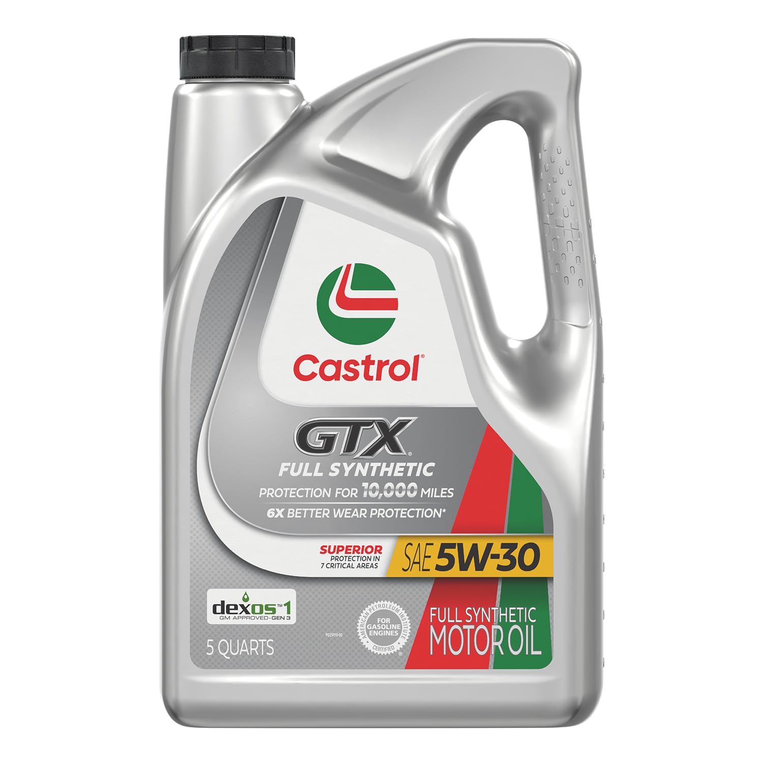 Castrol GTX Full Synthetic 5W-30 Motor Oil, 1 Quart, Pack of 6