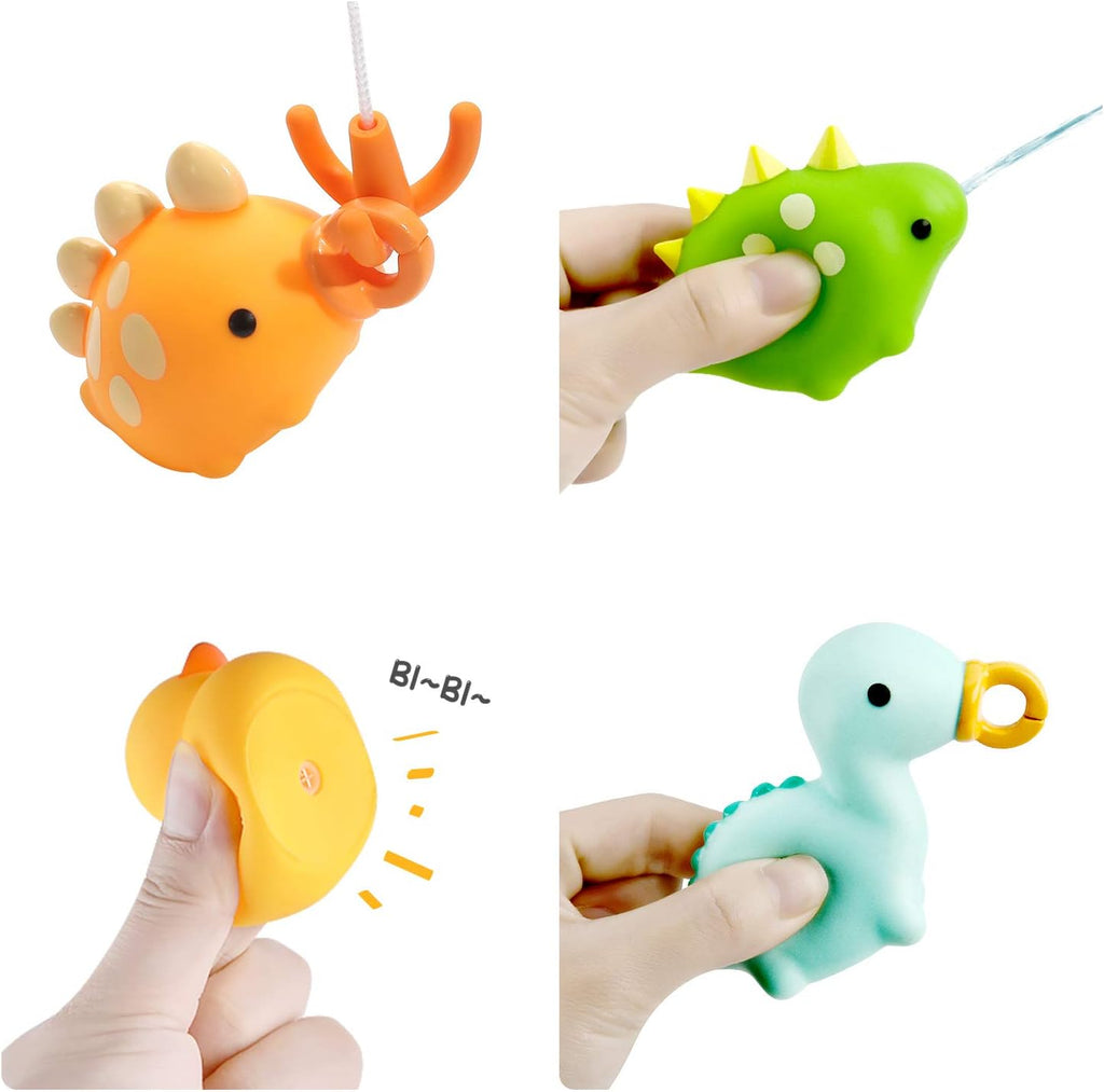 33 PCS Bath Toys for Toddlers and Babies, Bathtub Toy Set with Shower, Rubber Ducks, Floating Toys