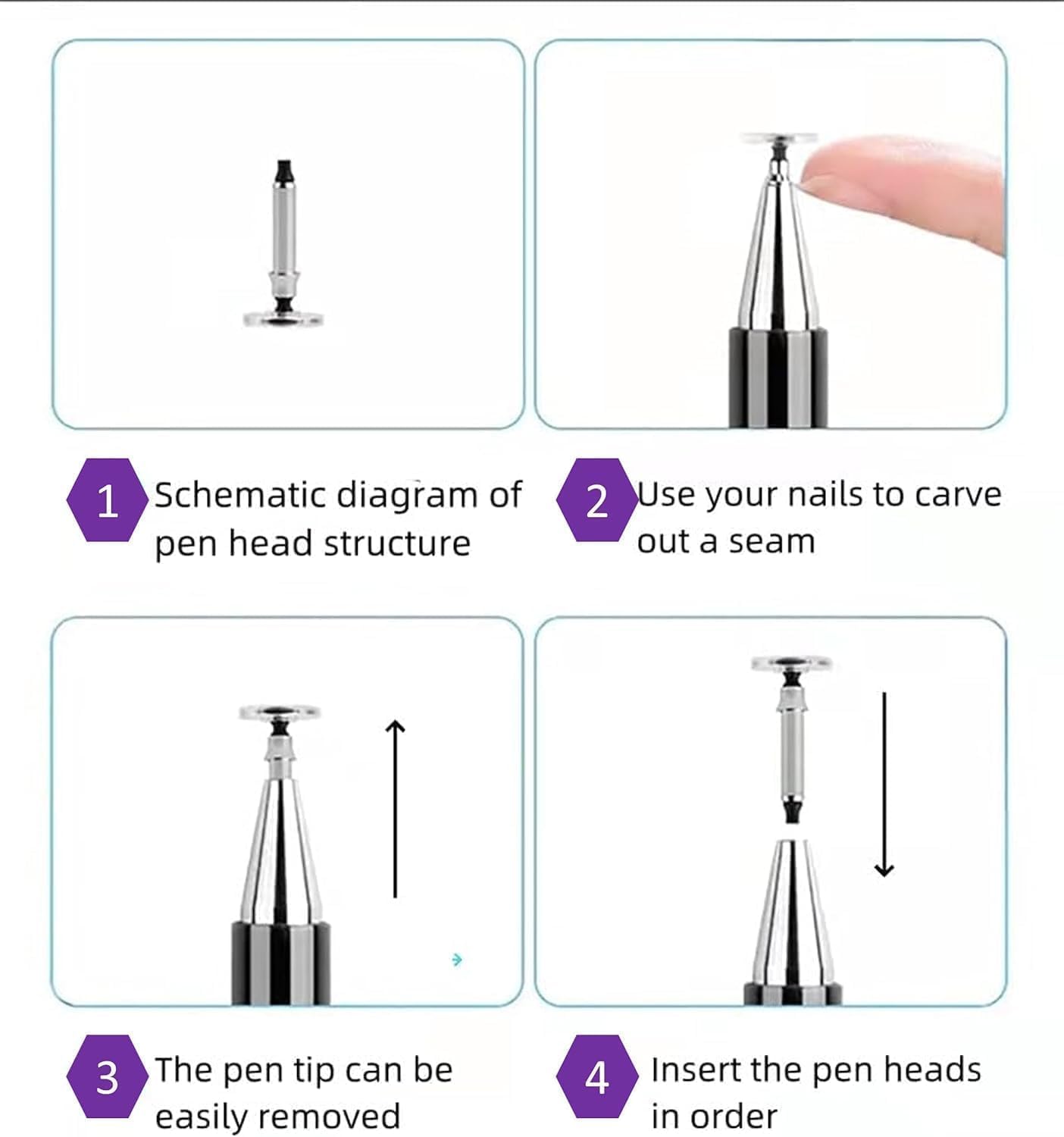 3-in-1 Stylus Pen for Samsung Galaxy Tab A11/A11+/A9+/A9/A8/A8 Plus/A7/A7 Lite, Stylus for iPad Pro/iPhone/Fire/Surface Tables Android,&iOS All Touch Devices (3 in 1 Black)