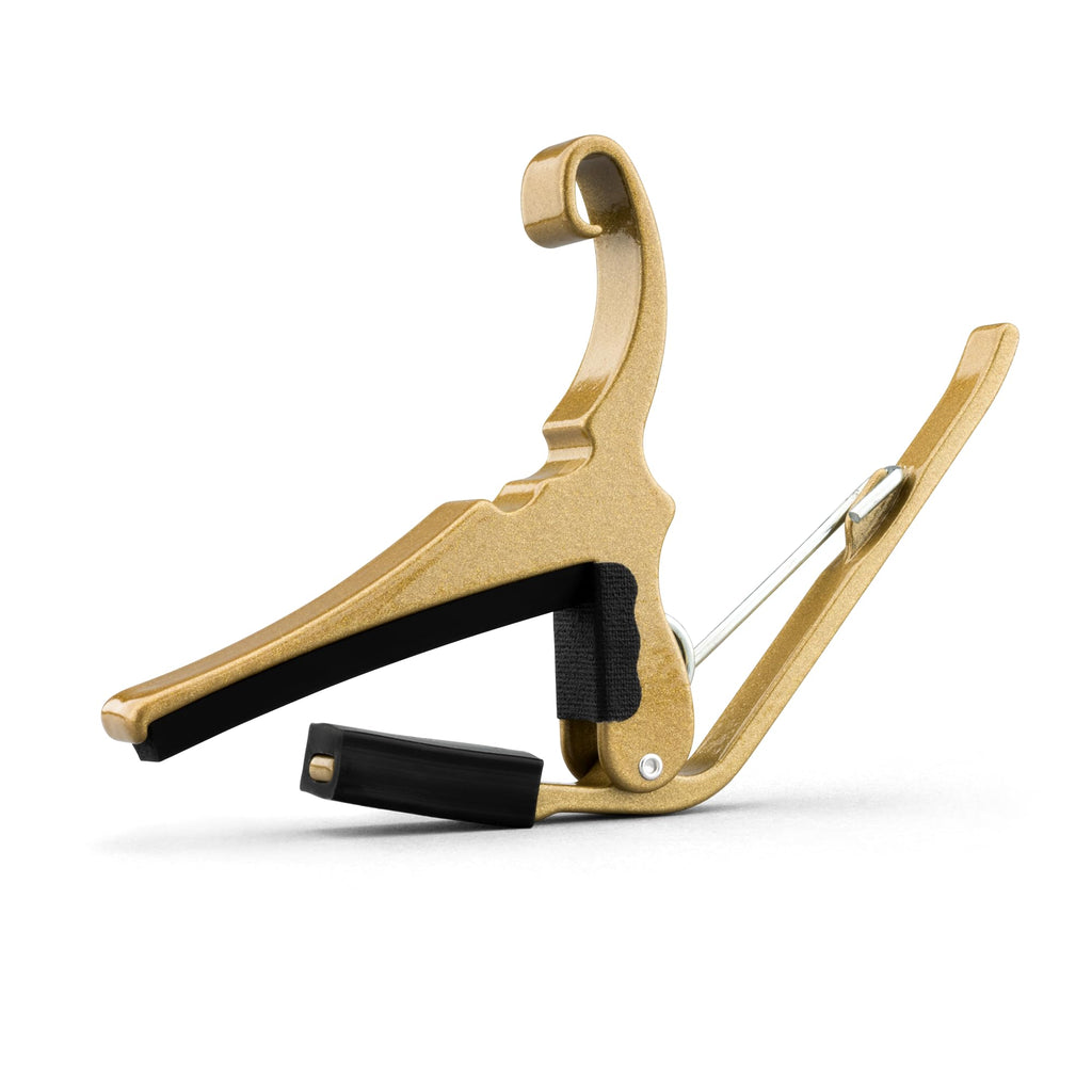 Kyser Musical Products Quick-Change Guitar Capo, KG6ABA, Abalone - For 6-String Acoustic Guitars, Made in USA, Quality, Strong, Lightweight, Quick & Easy Key Changes, Innovative, Perfect Fit