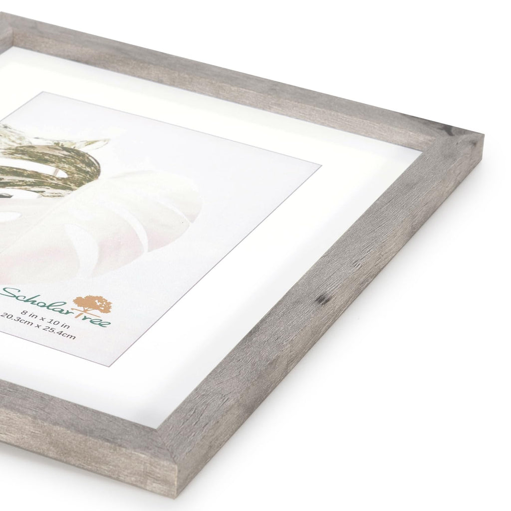 5x7 Picture Frame Gold, Display 5x7 without Mat or 4x6 with Mat, Wall Gallery Photo Frames
