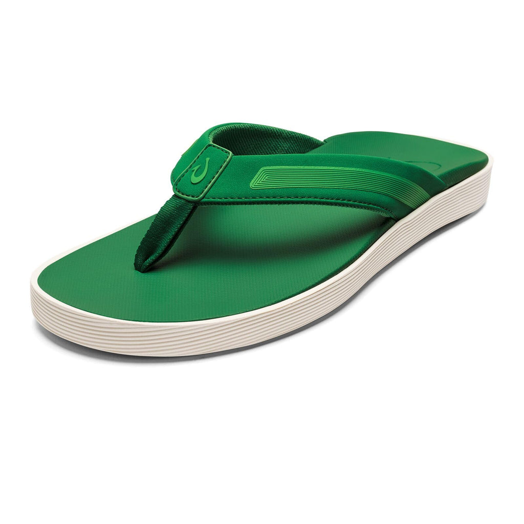 OluKai Leeward Men's Beach Sandals, Quick-Dry Flip Flop Slides, Water Friendly Versatility & Wet Grip Traction, Comfort Fit & Arch Support