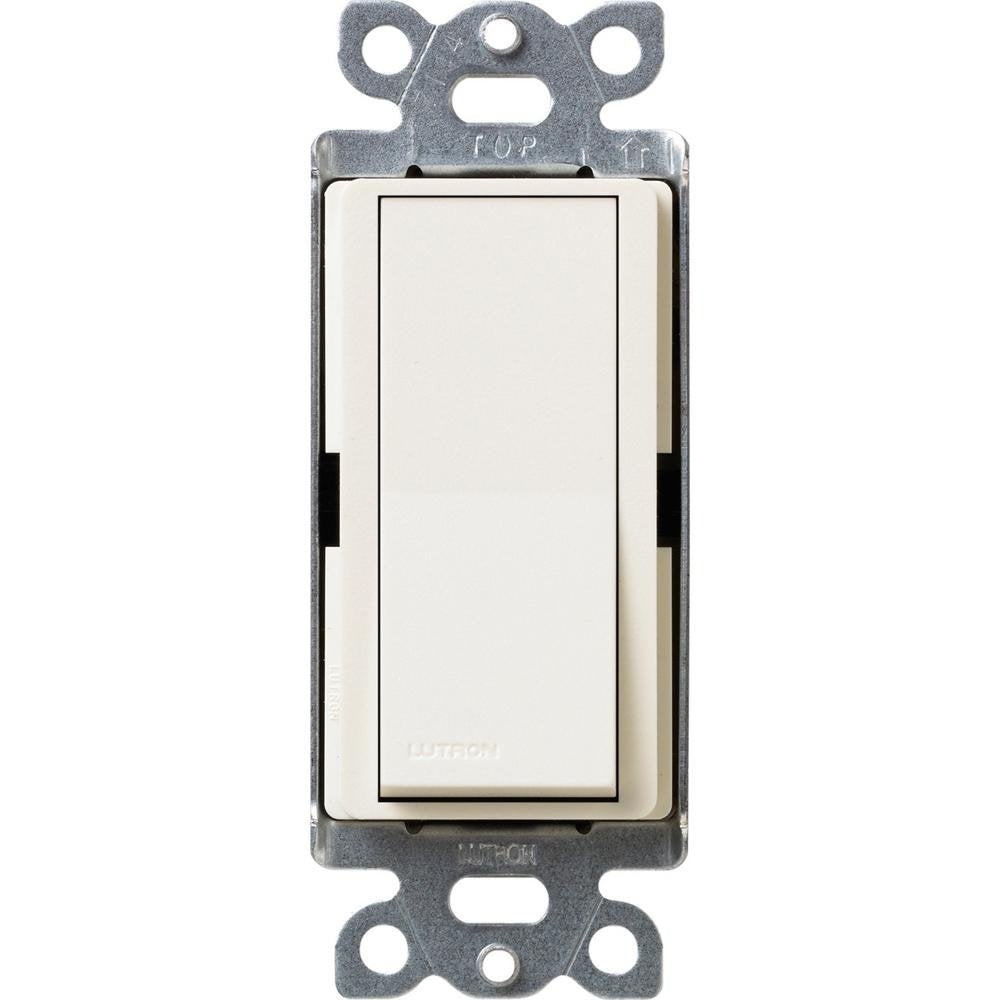Lutron Claro On/Off Switch, 15-Amp/3-Way, CA-3PS-AL, Almond