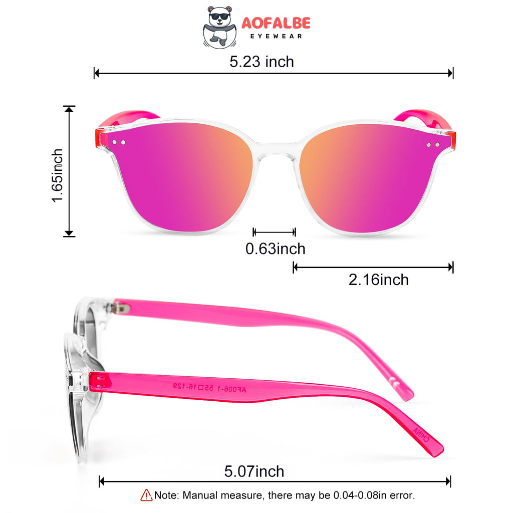Kids Sunglasses, Sunglasses for Kids Children, Mirrored Sunglasses for Girls Boys Toddler UV400 Age 3-10