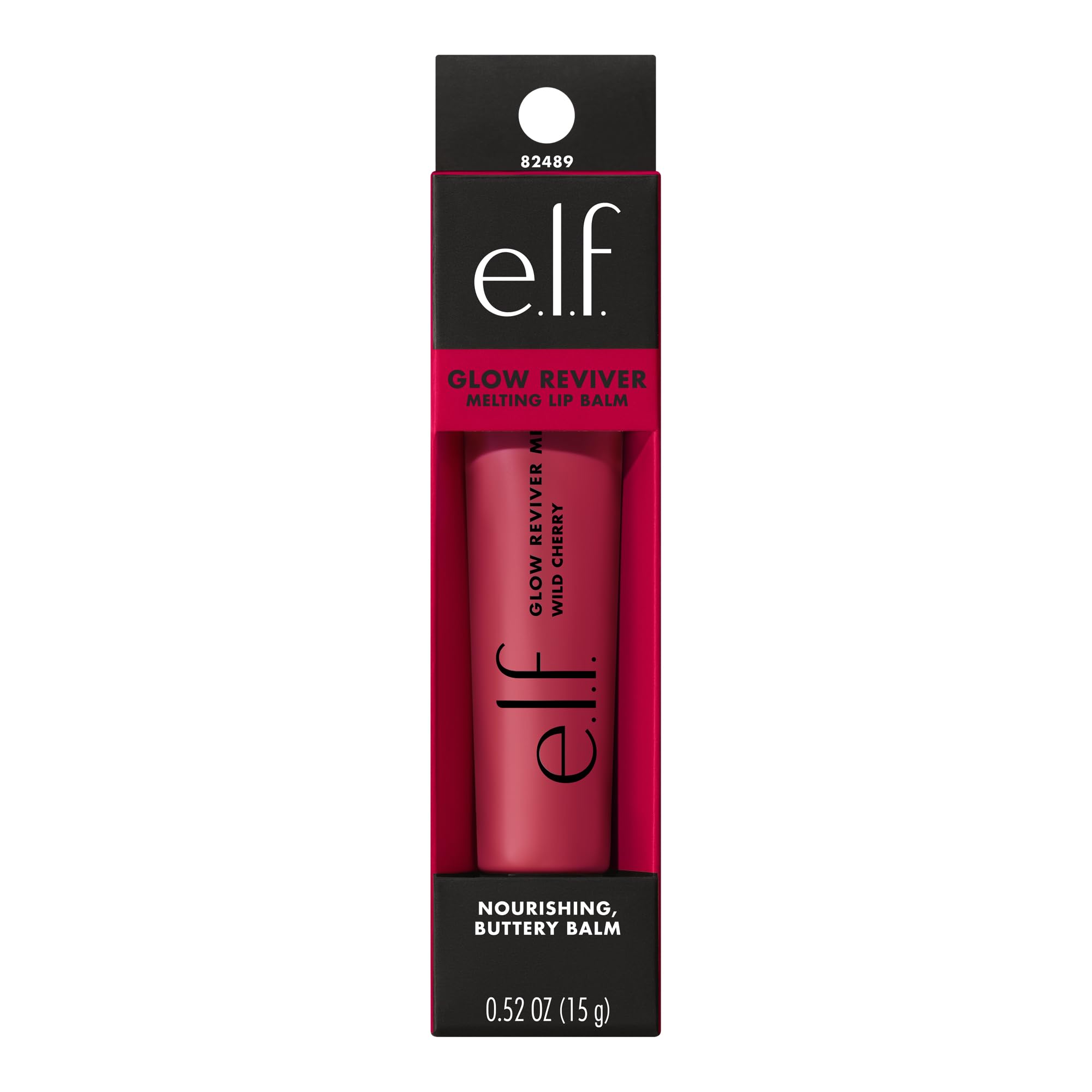 e.l.f. Glow Reviver Melting Lip Balm, Hydrating Tinted Lip Balm For A Glossy Finish & Soft, Supple Lips, Vegan & Cruelty-Free, Blackberry Sorbet