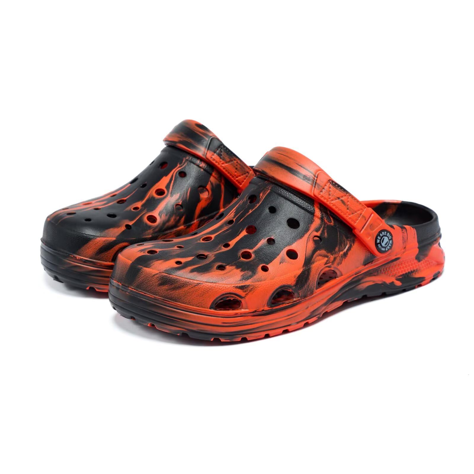 Kids Boys&Girls Black Camouflage Clogs Children's Beach Shoes Classic Marbled Tie Dye Clog Little Kid