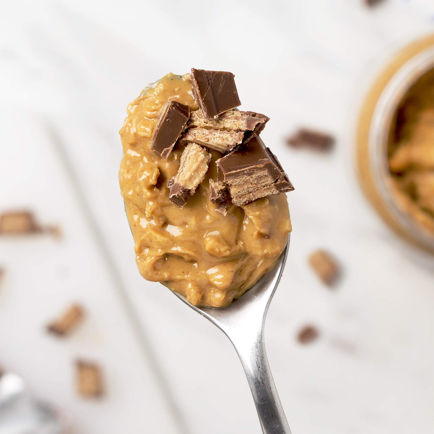 Peanut Butter & Co. Old Fashioned Crunchy Peanut Butter, No Sugar Added, 8g Protein, Non-GMO Project Verified, Gluten Free, Vegan, 16 oz Jar