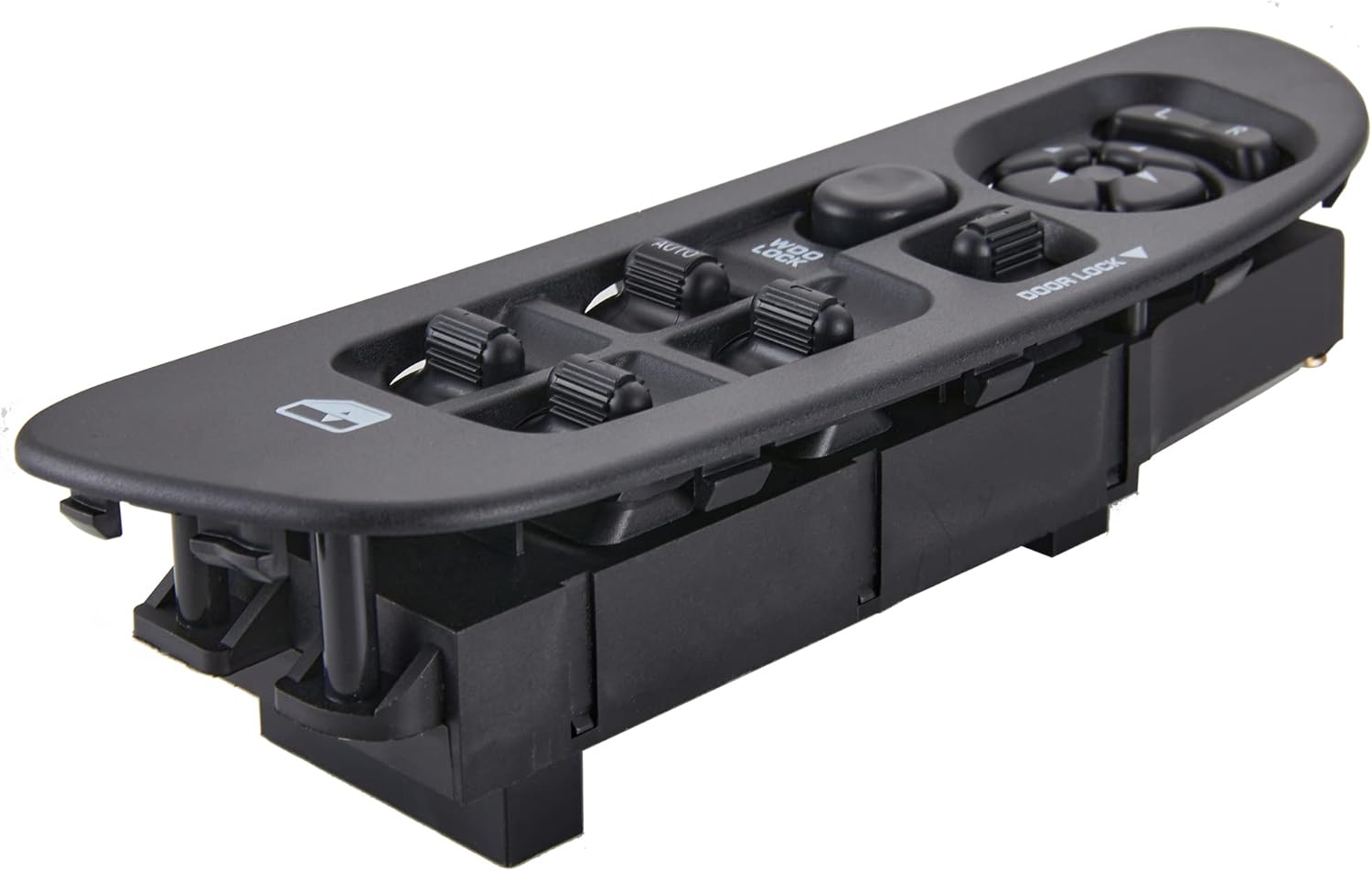 Power Window Switch Fits for 2002-2010 Dodge Ram 1500 2500 3500, 2001-2004 Dodge Dakota, Driver Side Control Door vidrios Master Switch OEM 56049805AB.Black Panel