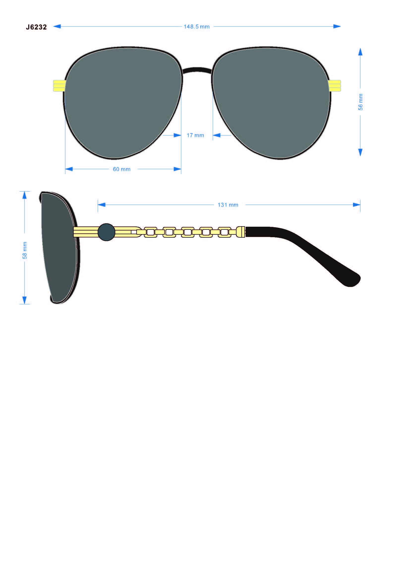 Jessica Simpson Women's Classic, Elegant, and Metal Aviator Pilot Sunglasses UV400 Protection