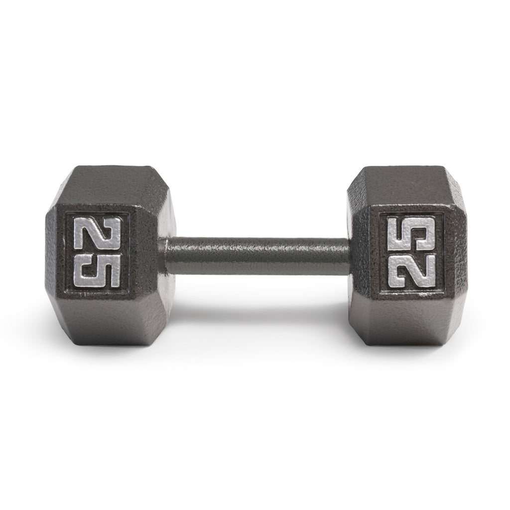 Marcy Cast Iron Hex Dumbbells Collection - Available size from 3-lb to 100-lb, SOLD INDIVIDUALLY