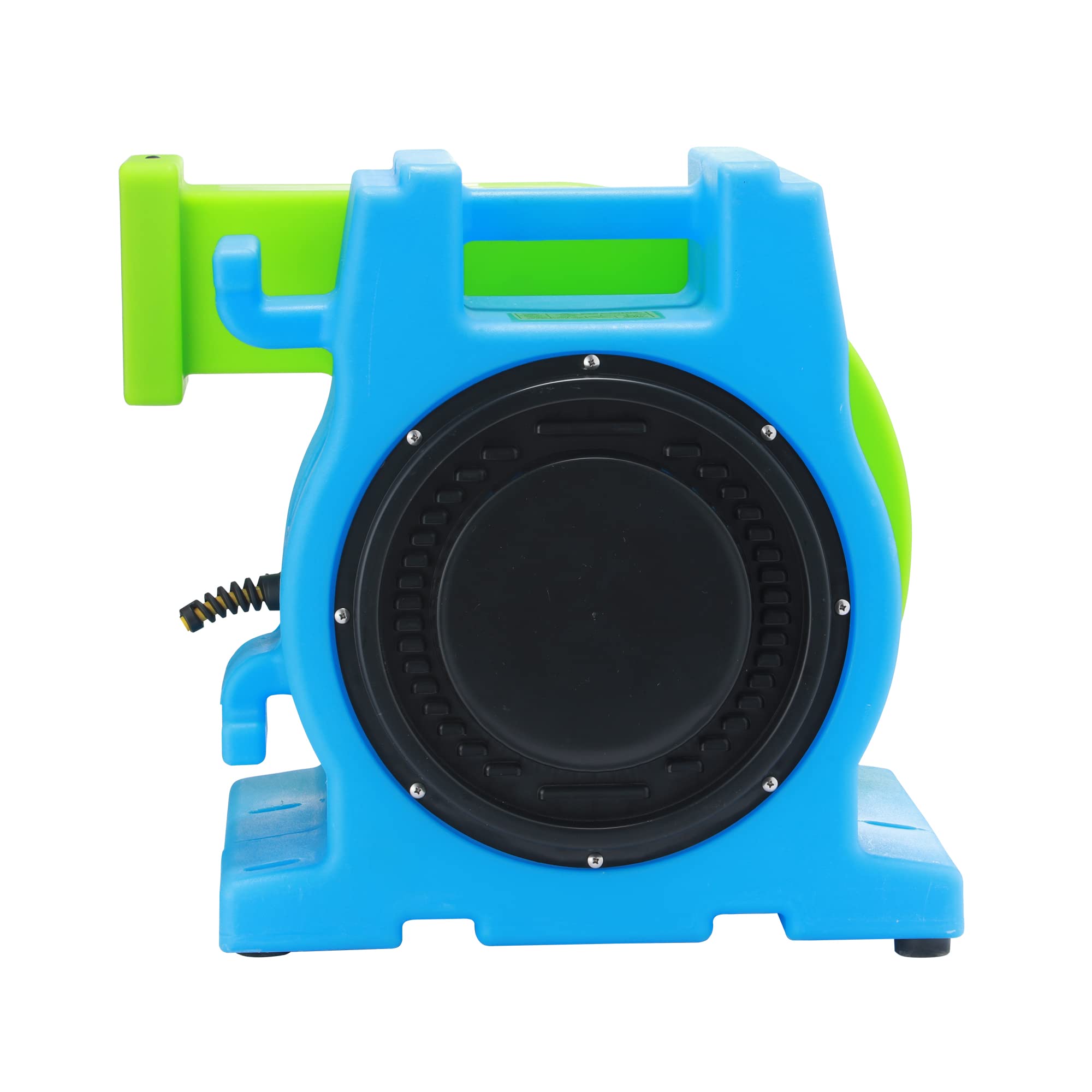 MOUNTO 1HP Inflatable Bounce House Blower, Energy Efficient, Low Amp Draw Inflatable Blower Fan for Inflatable Bounce House, Water Slide, and Obstacle Course for Kids