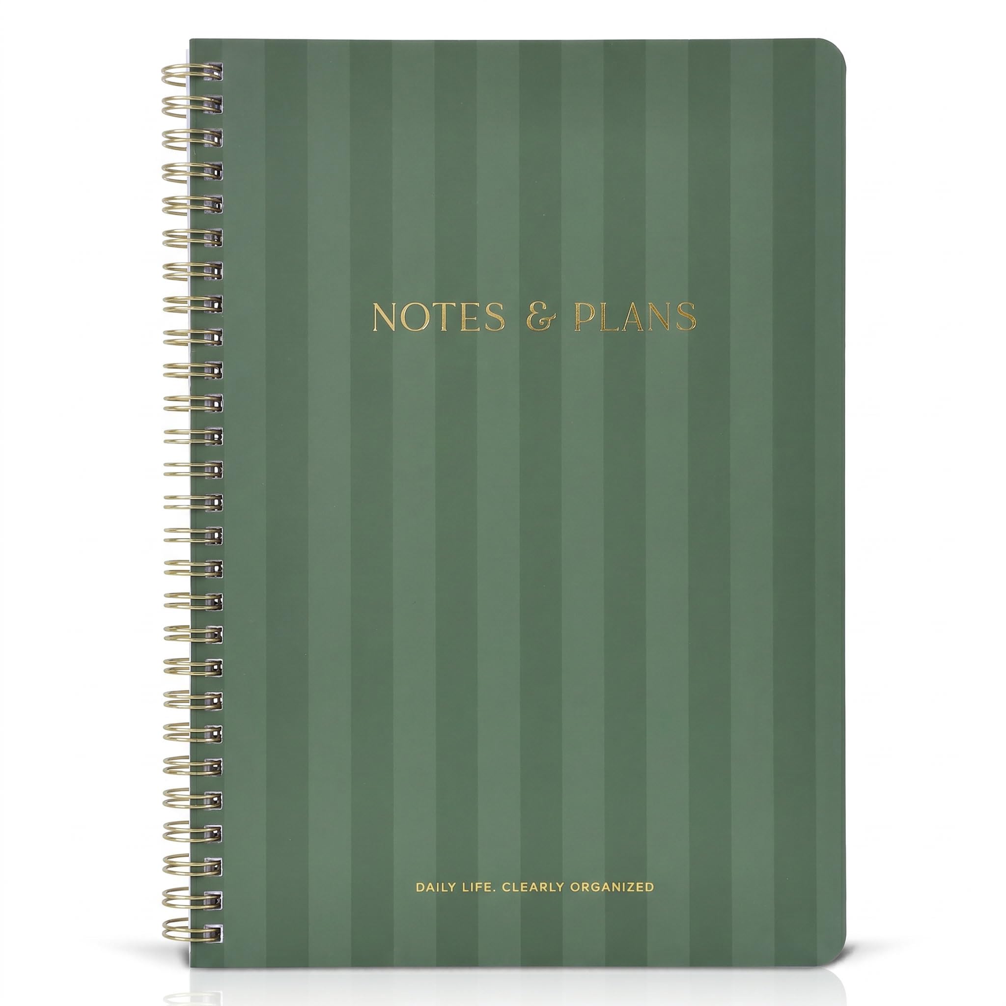 Beautiful Daily Planner And Notebook With Hourly Schedule - Aesthetic Spiral To do List Notepad to Easily Organize Your Tasks And Appointments - Stylish Book And School Or Office Supplies