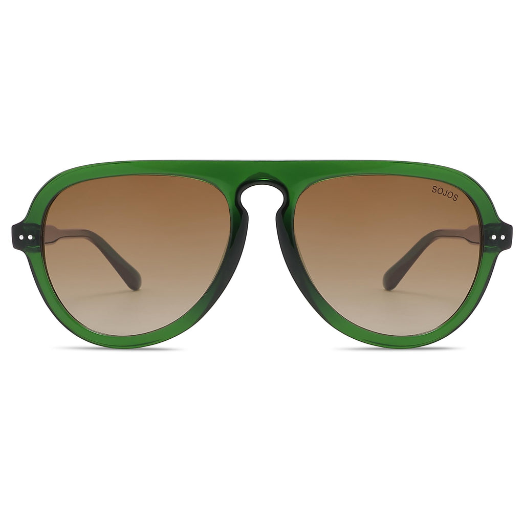 SOJOS Retro Aviator Sunglasses Womens Mens Vintage Plastic Frame Shades Lentes De Sol Para Mujer SJ2255