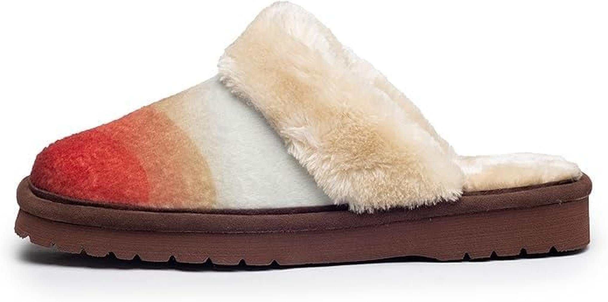 ARIAT Women's Jackie Square Toe Warm Soft Genuine Suede Leather Indoor Outdoor Slippers with Plush Collar
