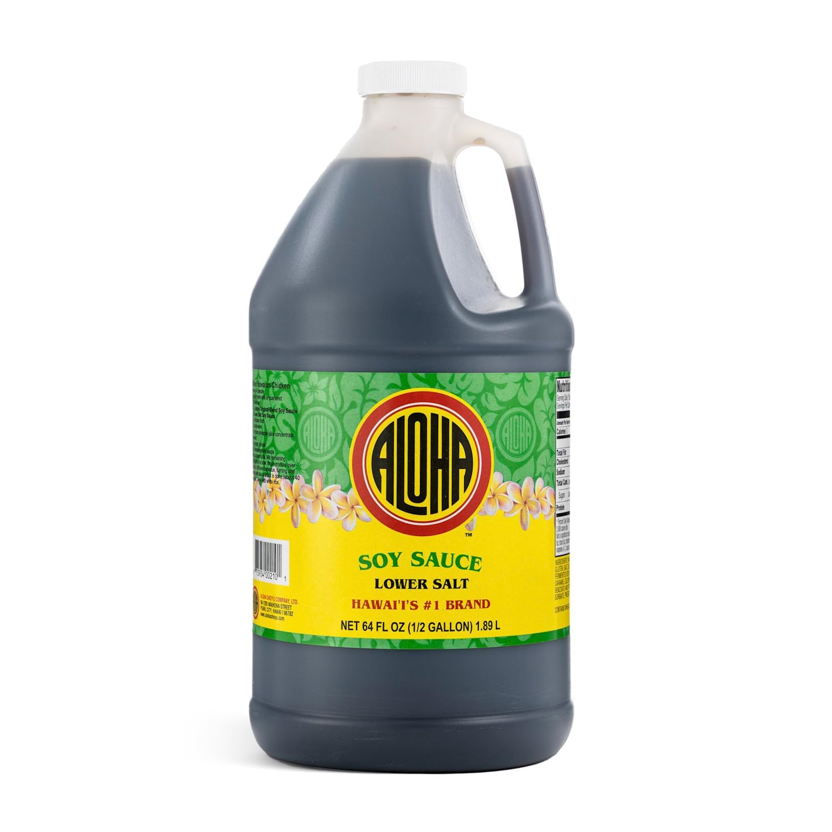 Aloha Shoyu - Lower Salt Soy Sauce with 25% Less Sodium - Versatile and Balanced Shoyu Sauce - Made in Hawaii - 12 oz. Bottle