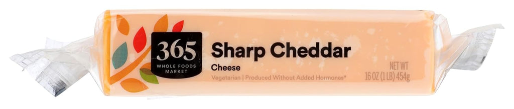 365 by Whole Foods Market Sharp Cheddar Bar, 16 OZ