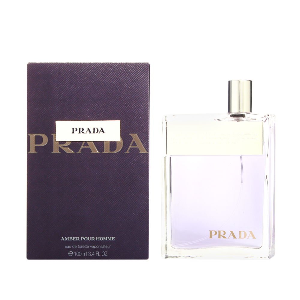 Prada Amber Pour Homme Men Eau-de-toilette Spray by Prada, 3.4 Ounce