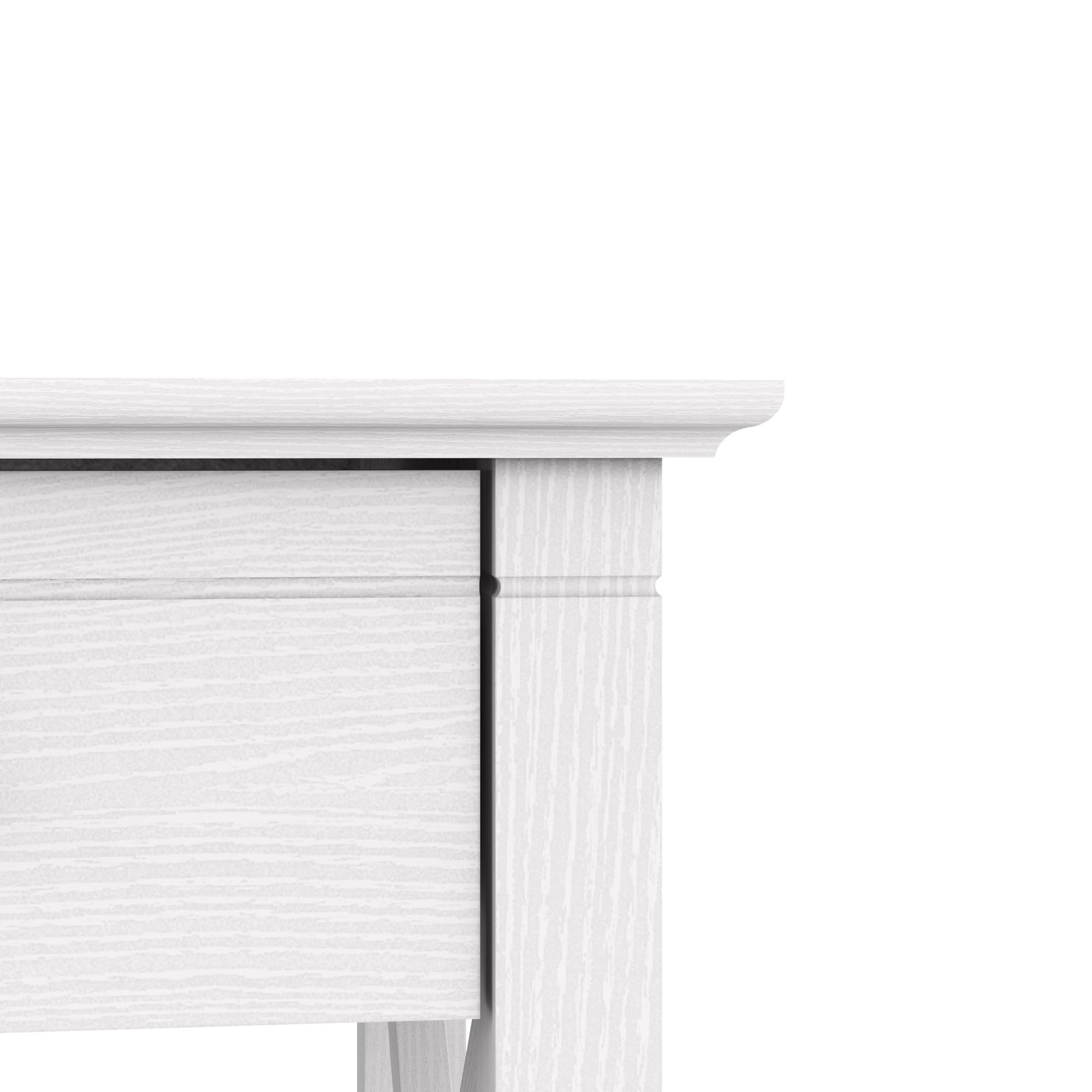 Bush Home Key West 60W Modern Farmhouse L Shaped Desk in Bing Cherry, 60-Inch Corner Computer Table for Home Office Workspace
