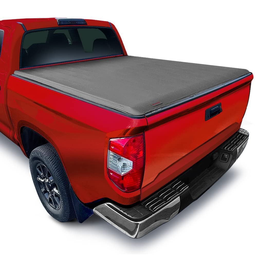 MaxMate Soft Roll-up Truck Bed Tonneau Cover Compatible with 2007-2013 Toyota Tundra | 5.5' (67") Bed | TCT169038