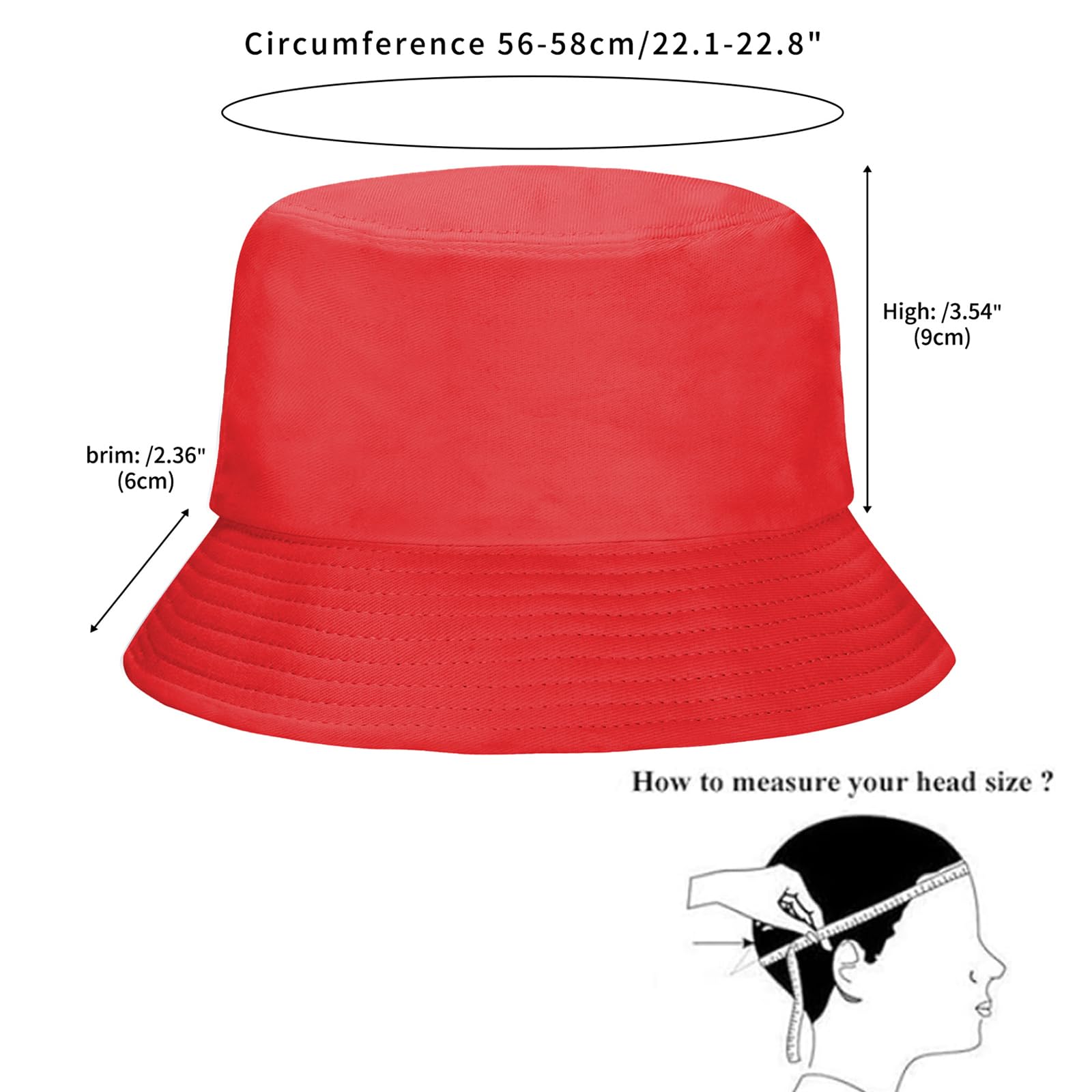 Rosoz 1 & 2 Pack Bucket Hat for Women Men Summer Travel Beach Sun Hat Outdoor Cap Unisex Bucket Hats