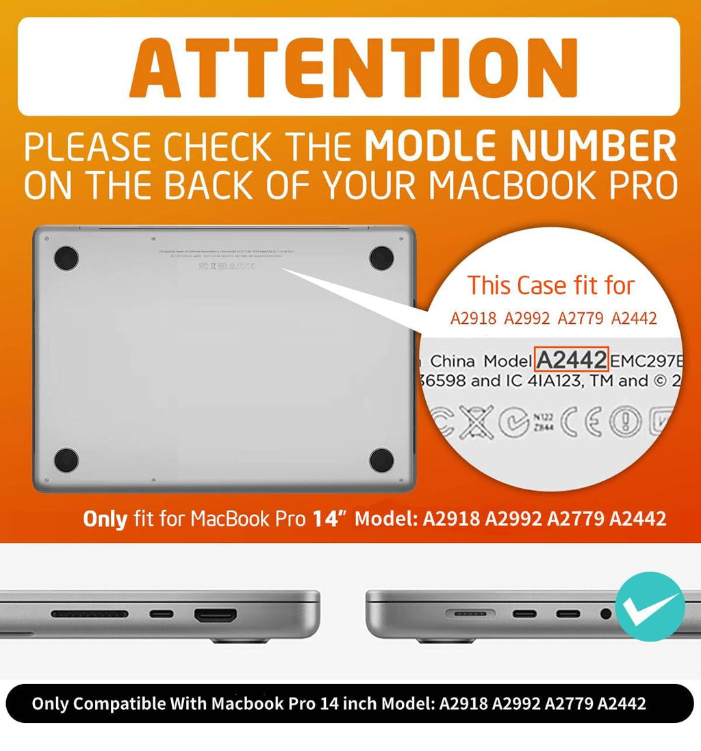 SUPCASE for MacBook Pro 14 Inch Case 2026-2021 (Unicorn Beetle), M5/M4/M3/M2/M1 Pro/Max A3427 A3426 A3434 A3185 A3401 A3112 A2918 A2992 A2779 A2442 Rugged Protective Cover for MacBook Pro 14", Black