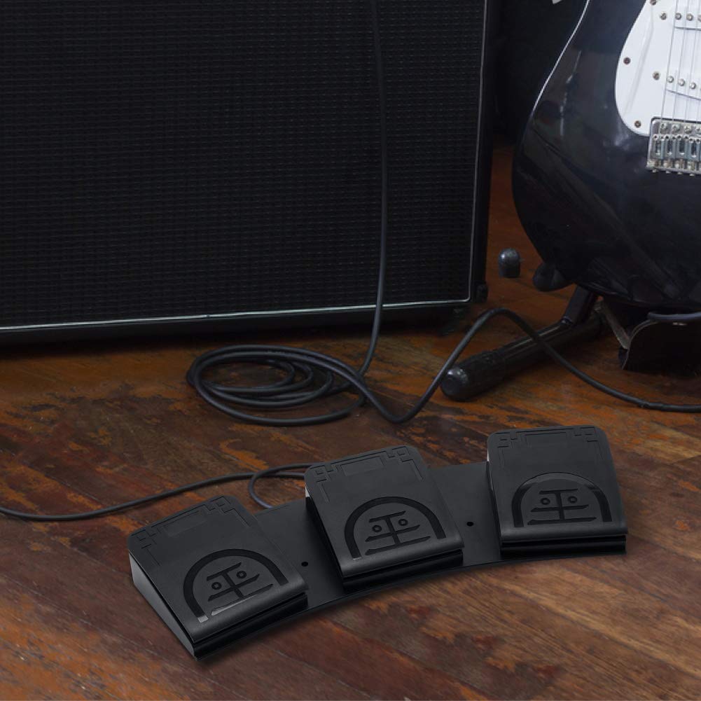 iKKEGOL Upgraded USB Single Foot Pedal Optical Switch Control One Key Program Computer Keyboard Mouse Game Action HID