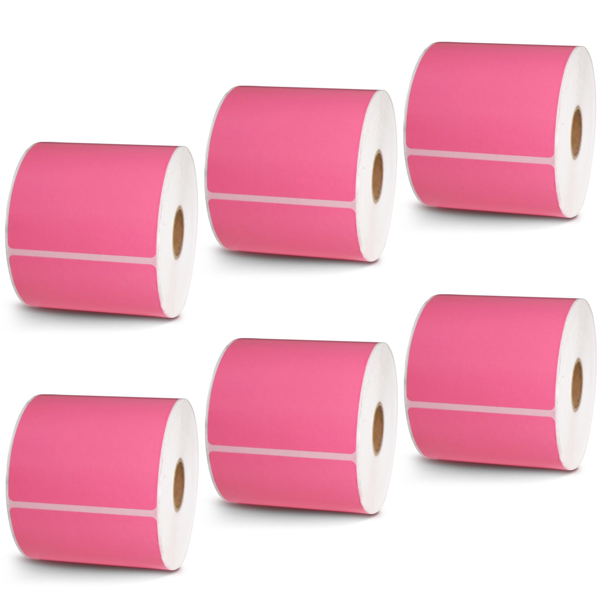 BETCKEY - 1" x 0.5" Small Labels Compatible with Zebra & Rollo Label Printer, Premium Adhesive & Perforated[Light Blue, 6 Rolls, 14580 Labels]