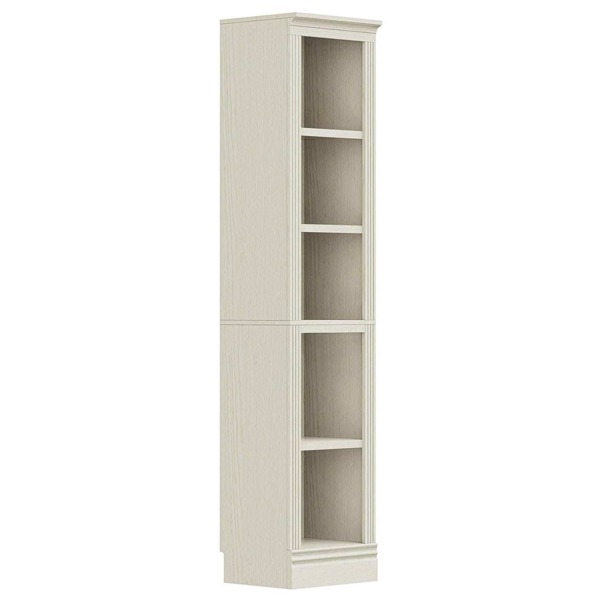 JAHRSTIM Halston Bookshelf, 5-Tier Tall Deep Storage Shelf, Adjustable Open Shelving Unit Closet Organizer and Storage for Living Room Home Office Bedroom, Modular Deep Bookcase Bookshelves