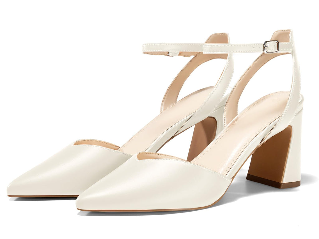 Juliet Holy Womens Closed Toe Heels Chunky Block Heel Ankle Strap Pumps Slingback Heeled Sandals