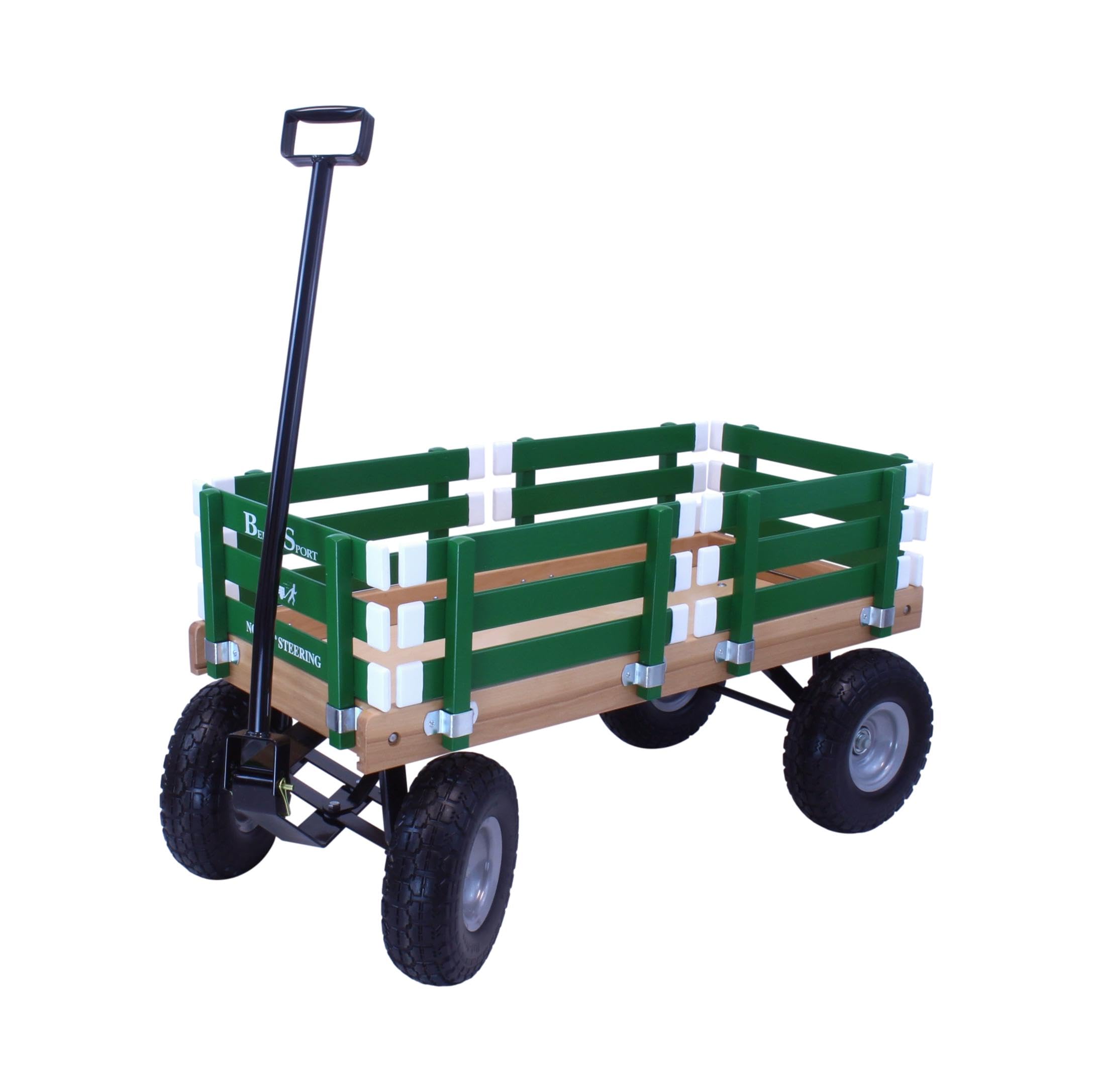 Berlin Flyer Sport Wagon - Model F410 - Amish Made in Ohio, USA - 10" No-Flat Tires (Blue)
