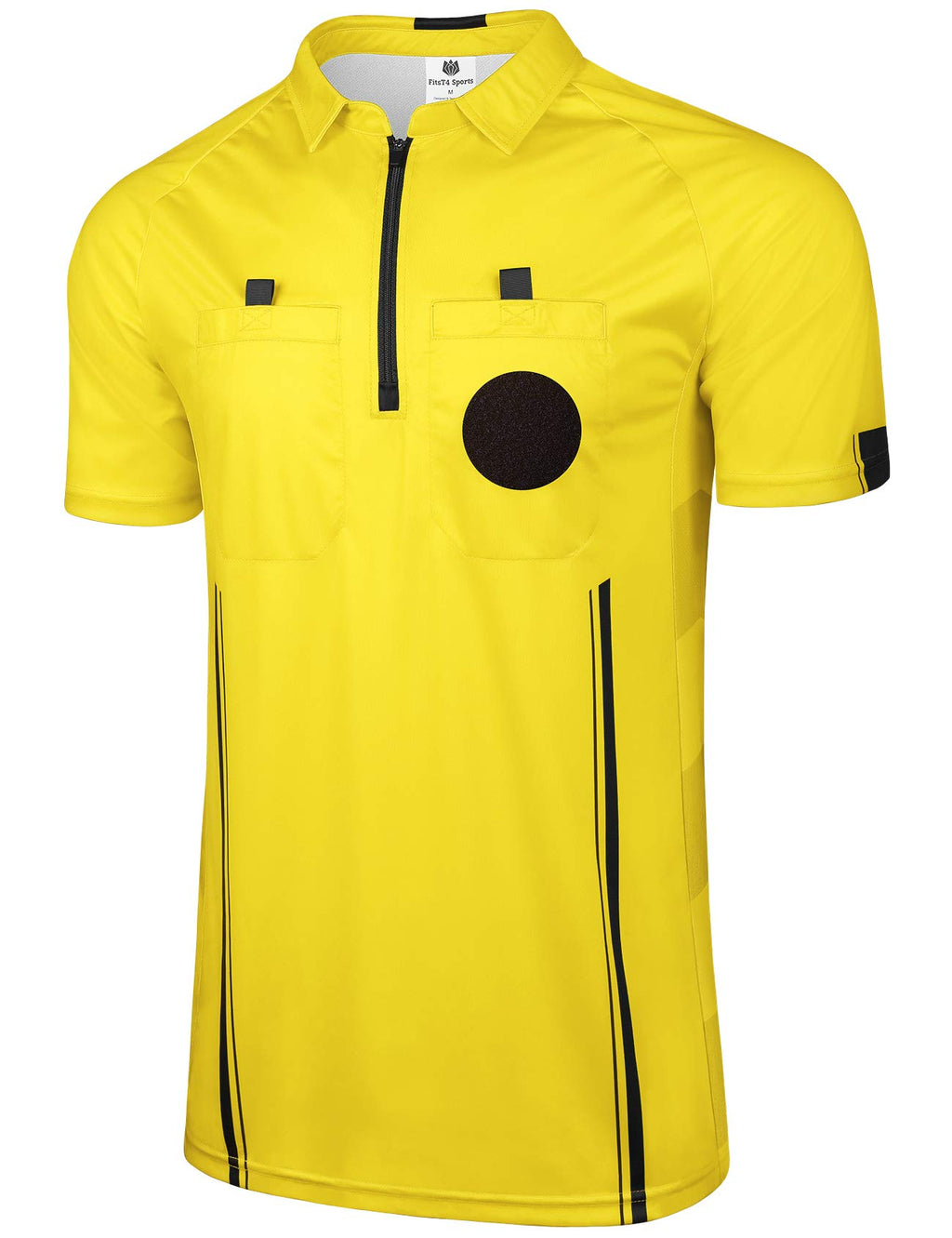 FitsT4 Sports Pro Soccer Referee Jersey Short Sleeve Ref Shirts