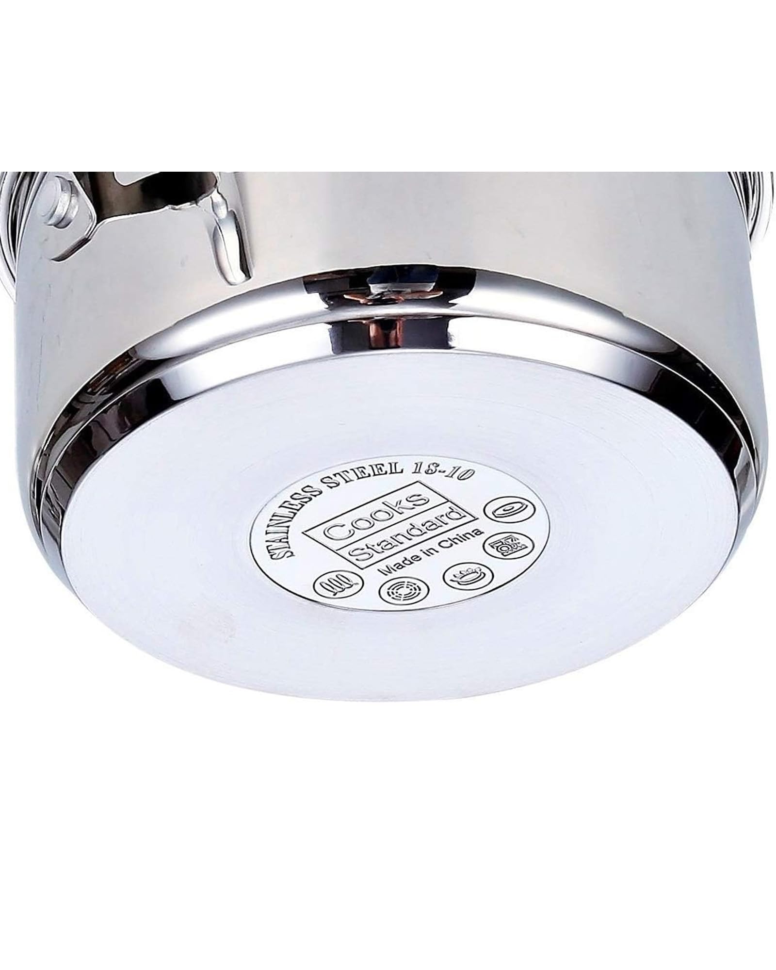 Cooks Standard Classic 6 Quart Stock Pot with Lid, Stainless Steel Dutch Oven
