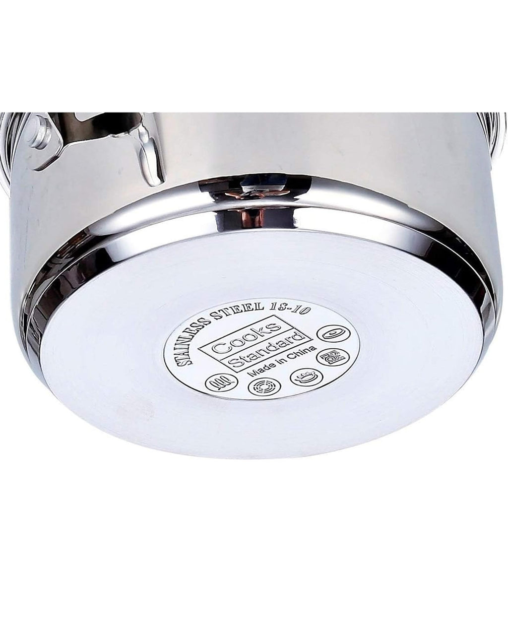 Cooks Standard Classic 6 Quart Stock Pot with Lid, Stainless Steel Dutch Oven