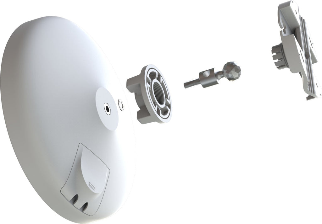 EnGenius Wi-Fi 6 (802.11ax) 5GHz 1,200 Mbps, 2x2 Outdoor Wireless Bridge, 26 dBm, high gain 19 dBi Directional Antenna, IP-55 housing, up to 6 Miles Point-to-Point [EnStation6 KIT]