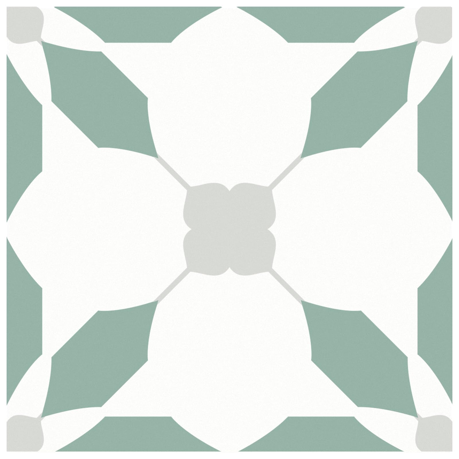 MORCART Peel and Stick Floor Tile, Self-Adhesive DIY Vinyl Flooring, Removable and Waterproof Tile Sticker for Bathroom, Kitchen, Wall, Bedroom, Stairs (20PCS,7.87" x 7.87",Aqua Blue)