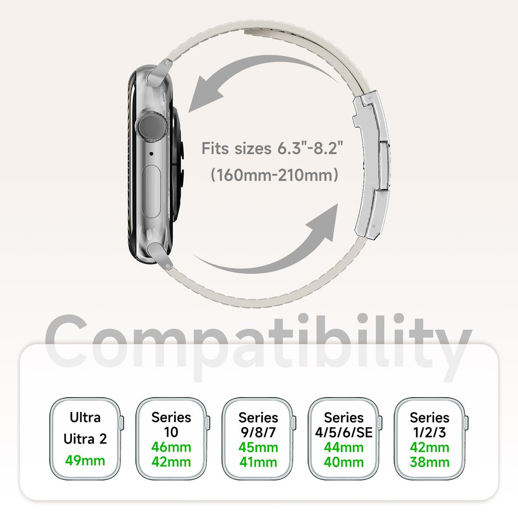 Designer Leather Band Compatible with Apple Watch 49mm46mm45mm44mm42mm41mm 40mm38mm for Women,Magnetic Buckle Replacement Strap for iWatch Ultra 3/2 /1 SE 3/2/1 Series 11/10/9/8/7/6/5/4/3/2/1
