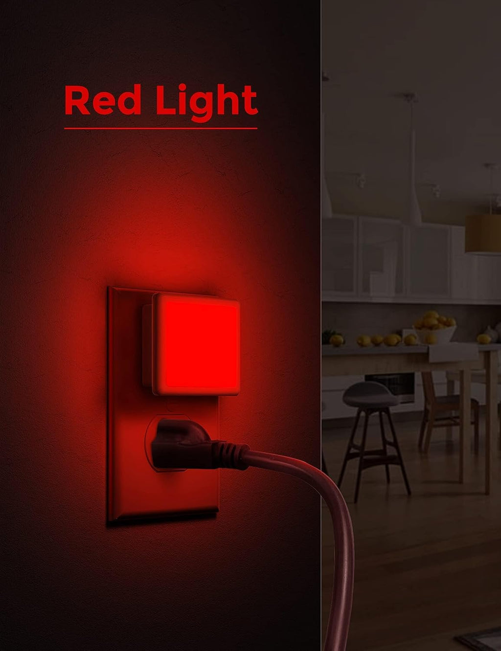 L LOHAS LED Night Light,Night Lights Plug into Wall, [6-Pack] Plug in Night Light, Dusk-to-Dawn Sensor, 3000K Soft White 0.3W Bright Nightlight Auto-On/Off for Adults Kids Bedroom Bathroom Hallway