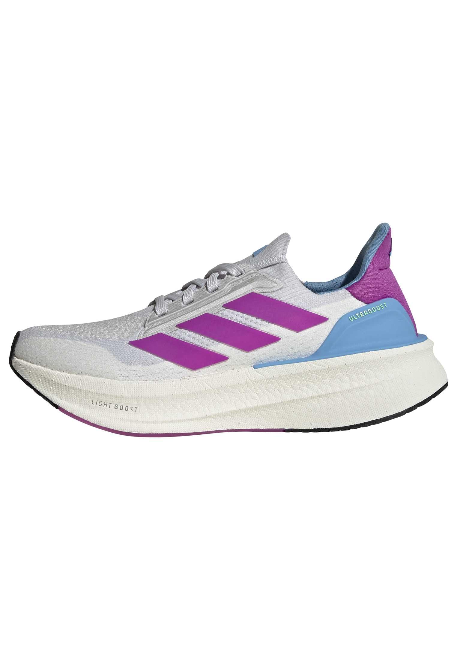 adidas Womens Ultraboost Ultra Boost 5X Running Sneakers Shoes - Grey, Silver