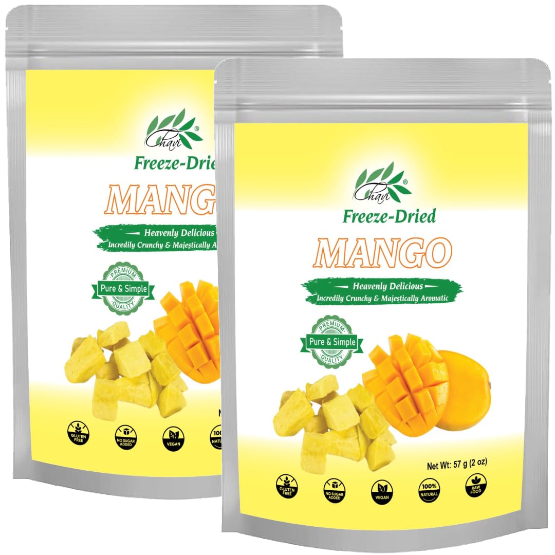 CHAVI Freeze Dried Fruits - Mixed | 6 in 1 | No Added Sugars or Preservatives - Non-GMO, Vegan, Gluten-Free | Gift Box | 230 g | 8.1 oz | 6 Cans