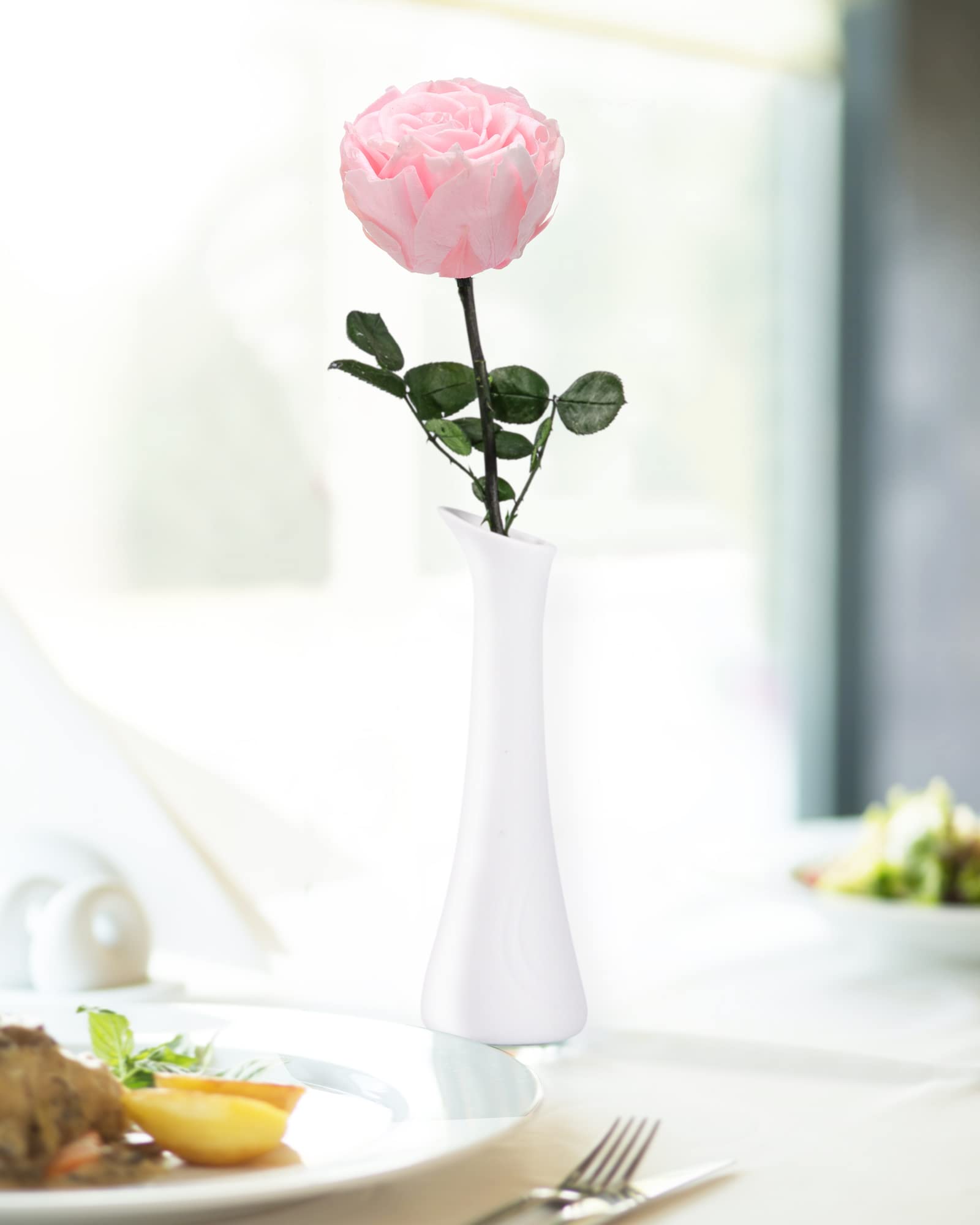 Flowers for Delivery Prime, Preserved Roses Flower Gifts for Women, Real Roses Single Rose Presents for Her, Mom Birthday Gifts from Daughter, Valentines Flowers Red Roses