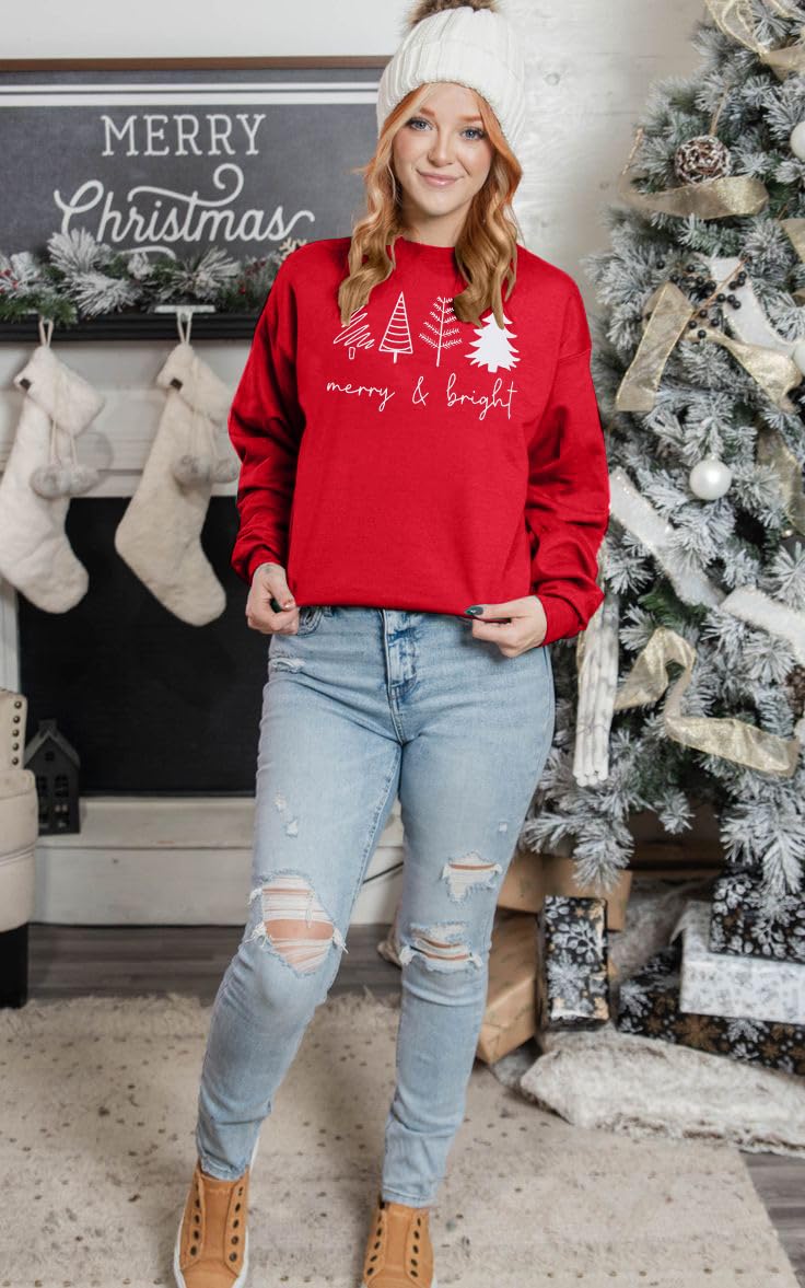 Christmas Sweatshirts Women Candy Canes Graphic Sweatshirt Vintage Xmas Long Sleeve Shirt Pullover Tops