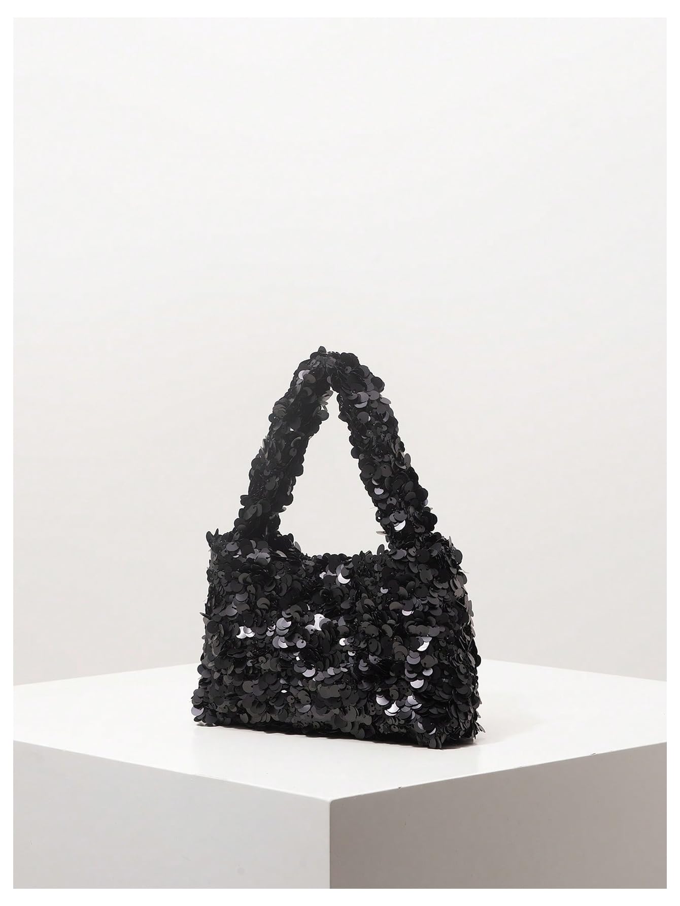 Floerns Women's Elegant Shiny Sequin Bags Sparkly Summer Party Cute Mini Handbag