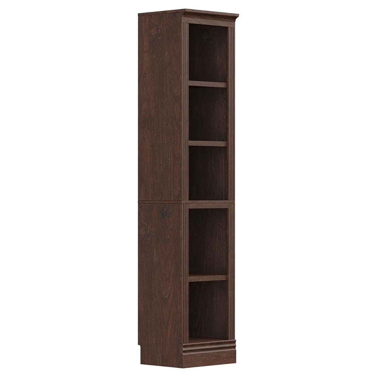 JAHRSTIM Halston Bookshelf, 5-Tier Tall Deep Storage Shelf, Adjustable Open Shelving Unit Closet Organizer and Storage for Living Room Home Office Bedroom, Modular Deep Bookcase Bookshelves