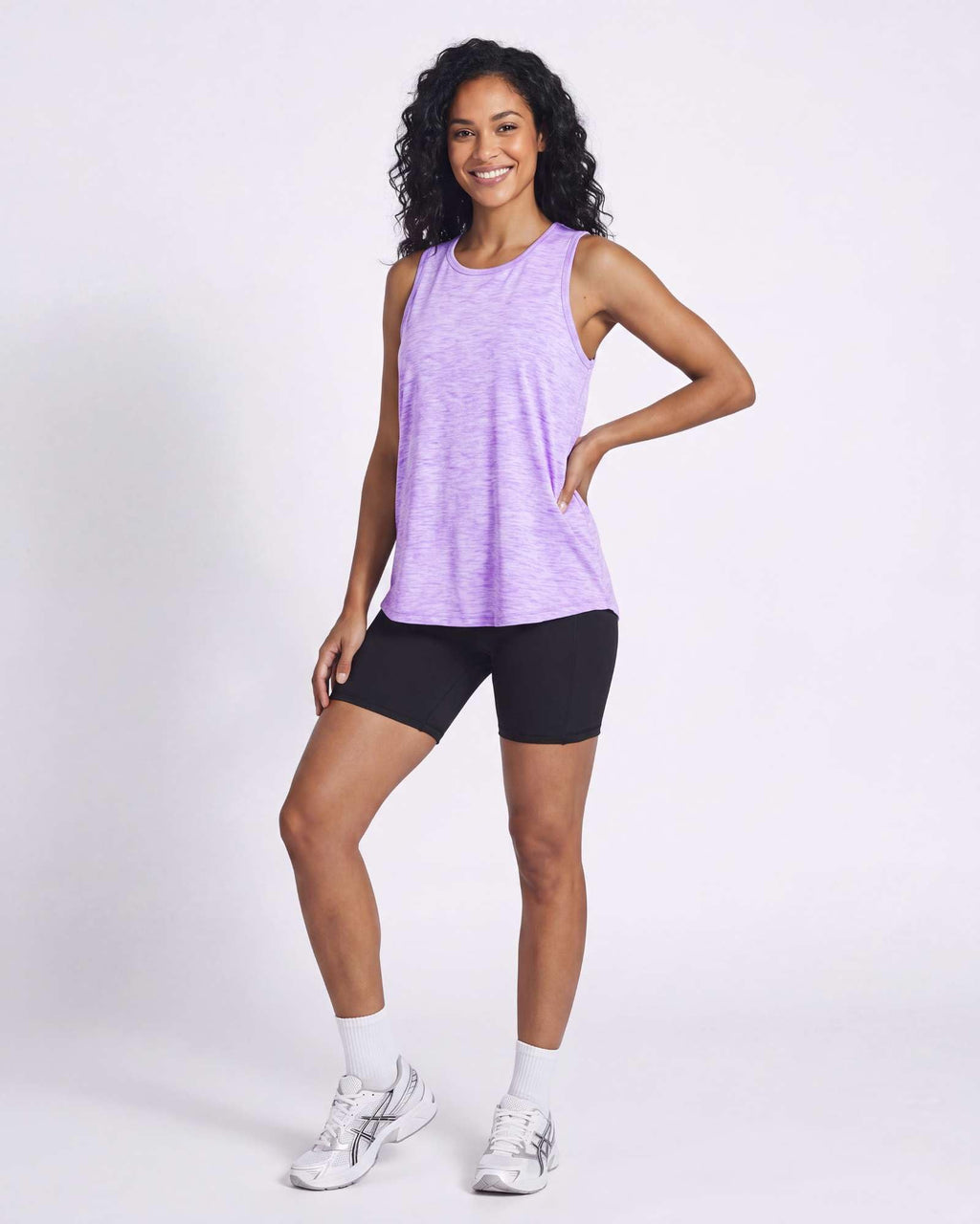Real Essentials 5 Pack: Women's Racerback Athletic Tank Top Mesh Back Dry-Fit Sleeveless Shirt for Workout Running Gym (Plus)