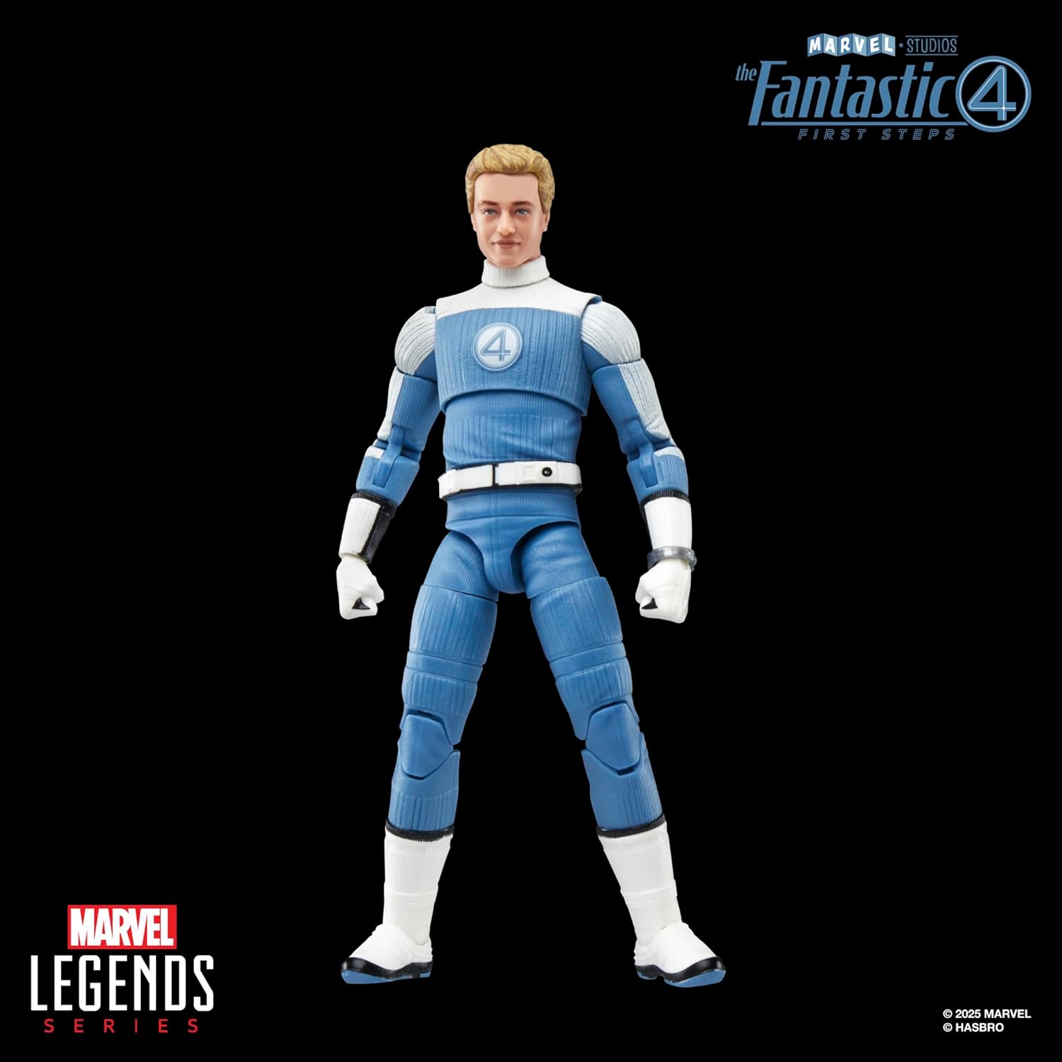 Marvel Legends Series Johnny Storm, The Fantastic Four: First Steps Movie Collectible 6 Inch Action Figure Toy