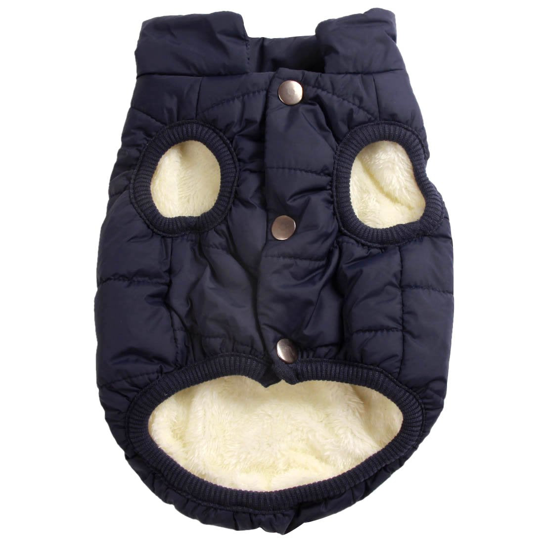 JoyDaog Dog Jacket with Harness,Fleece Lined Warm Puppy Coat for Winter,Soft Windproof Small Dog Vest,Green XS