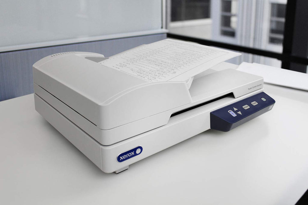 Visioneer Xerox Duplex Combo Flatbed Scanner with Automatic Document Feeder